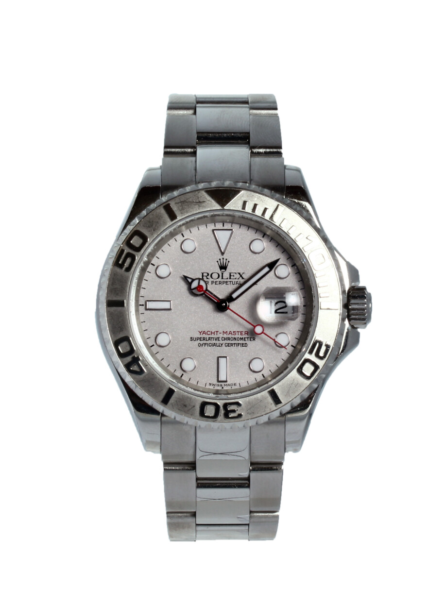 rolex yacht master silver price